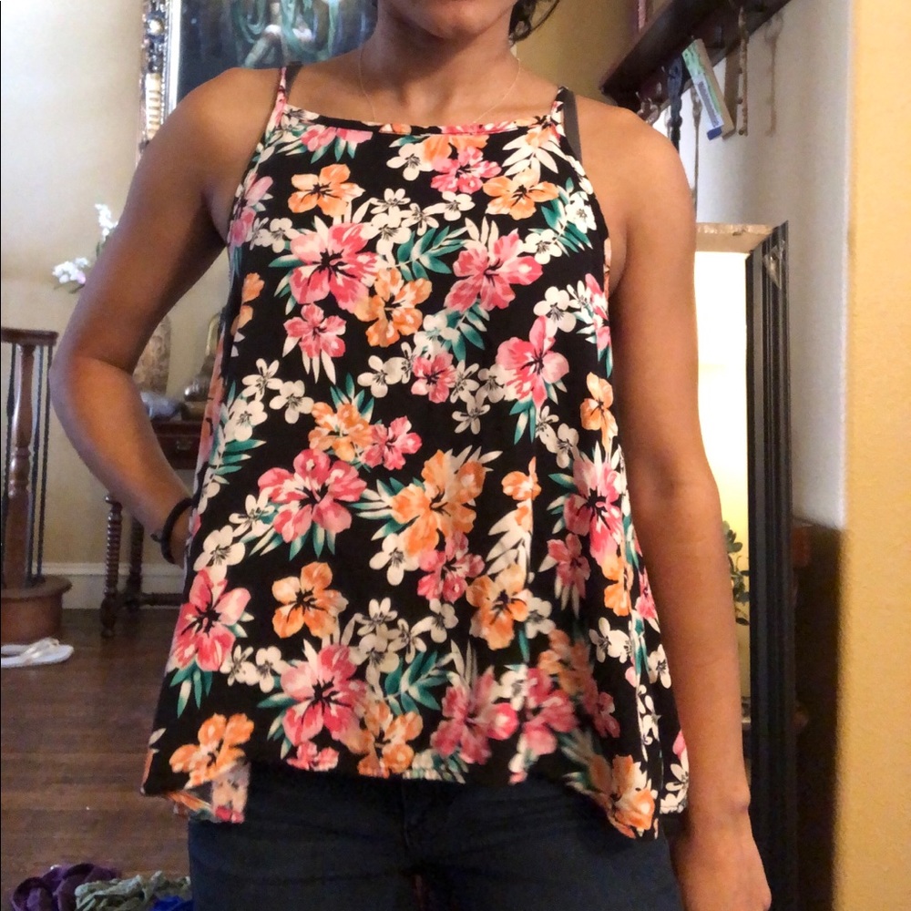 Flowy Floral Tank Top